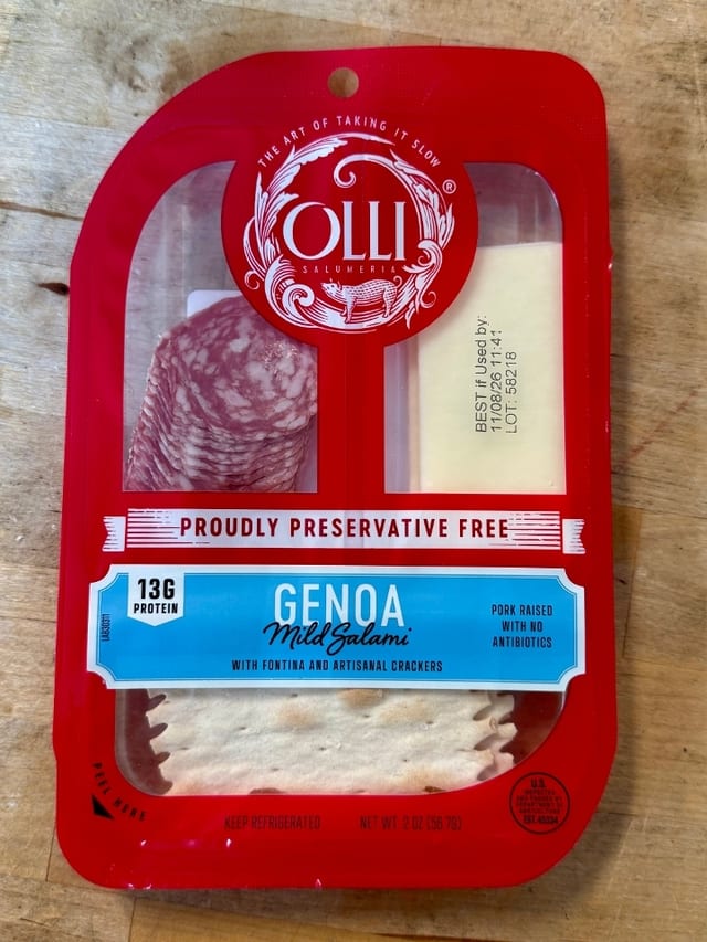 Olli Genoa Salami tray.