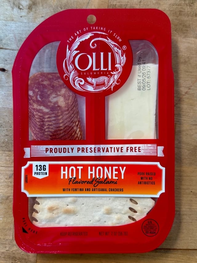 Olli Hot Honey Salami tray.