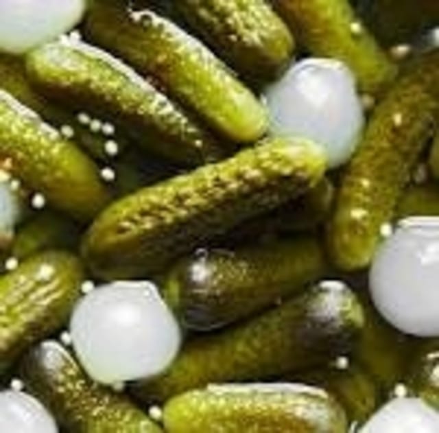 Pickles, Cornichons.