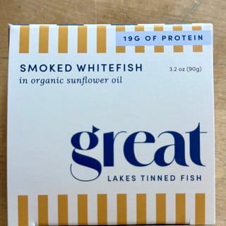 Great Lakes Whitefish, Sunflower Oil